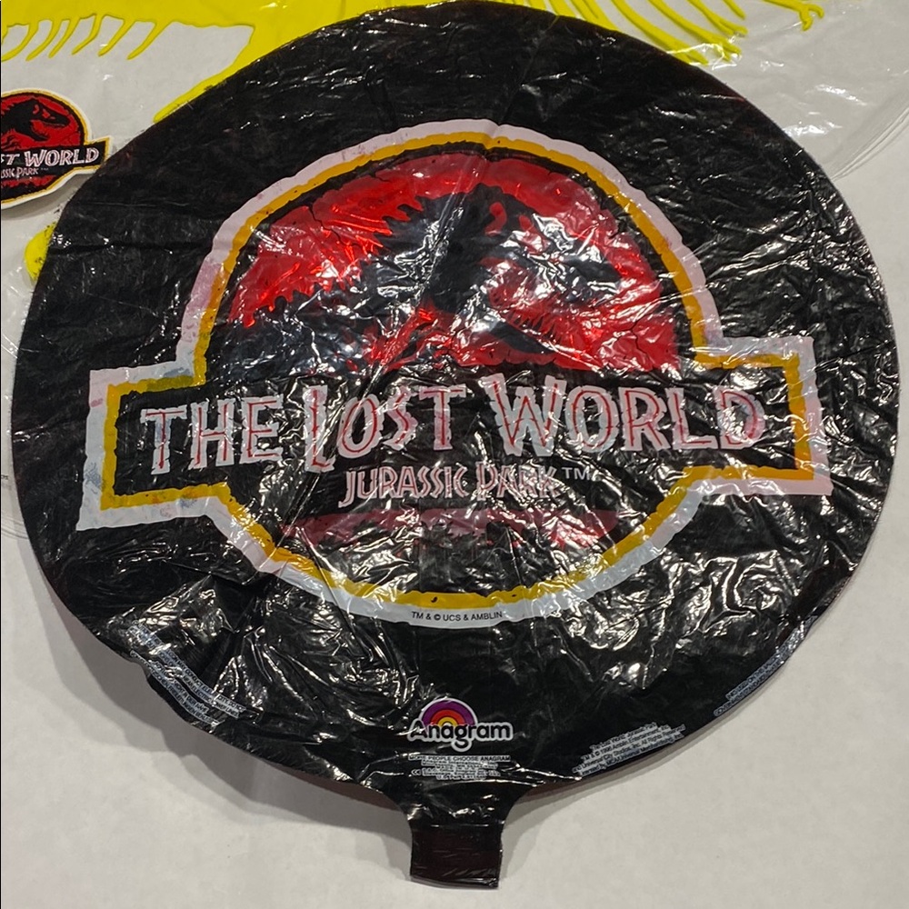 Anagram Jurassic Park The Lost World T. Rex skeleton mylar Party Balloon - Picture 3 of 13